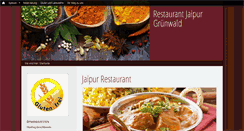 Desktop Screenshot of jaipur-restaurant.de